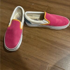 Vans Pink Slip-On Sneakers